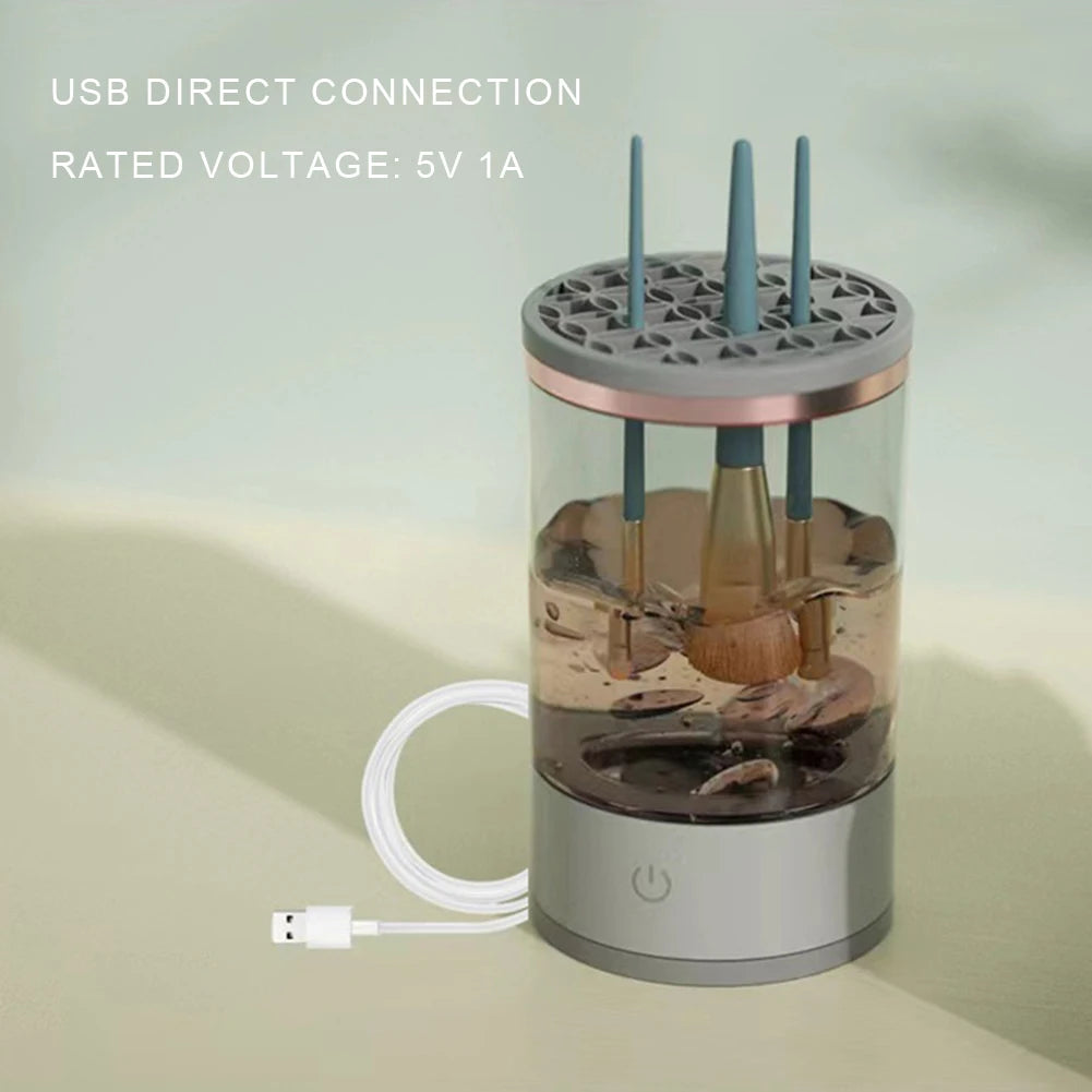 QuickSpin - Portable Electric Makeup Brush Cleaner